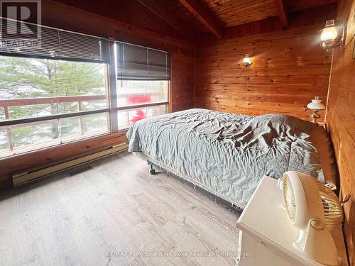 2nd Bedroom with lake views - 45 Ridgeway Drive, Carling, ON - Indoor Photo Showing Bedroom
