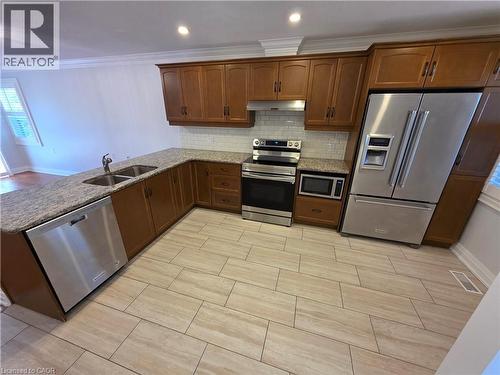 16 Sister Varga Terrace, Hamilton, ON - Indoor Photo Showing Kitchen With Double Sink