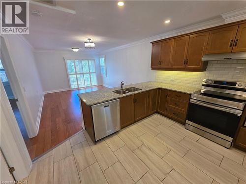 16 Sister Varga Terrace, Hamilton, ON - Indoor Photo Showing Kitchen With Double Sink