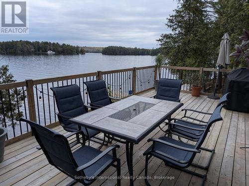 1063 Whiteside Road, Muskoka Lakes (Medora), ON - Outdoor With Body Of Water With Deck Patio Veranda With Exterior