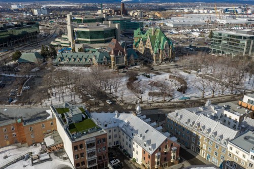 Photo aérienne - 104-49 Rue St-Nicolas, Québec (La Cité-Limoilou), QC 