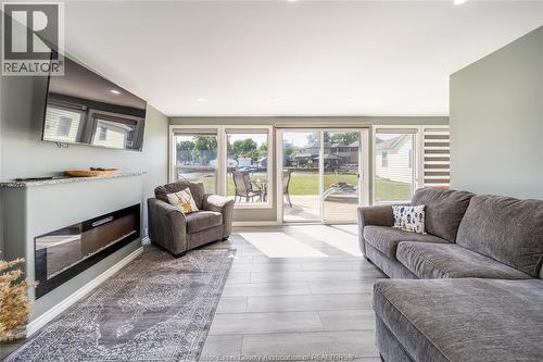 178 First Street, Belle River, ON - Indoor Photo Showing Living Room With Fireplace