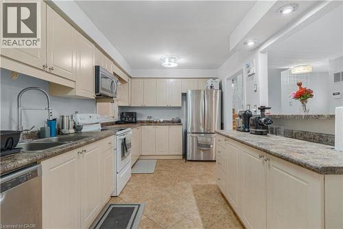 2 Envoy Boulevard, Hamilton, ON - Indoor Photo Showing Kitchen With Double Sink