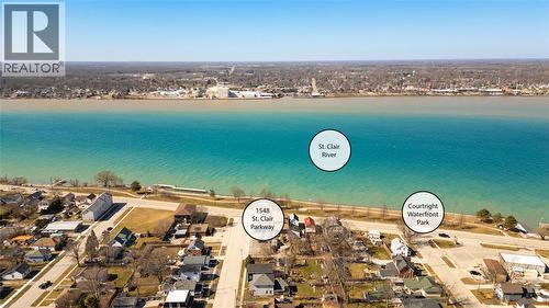 1548 St. Clair Parkway Unit# 1 Upper, St Clair, ON - Outdoor With Body Of Water With View