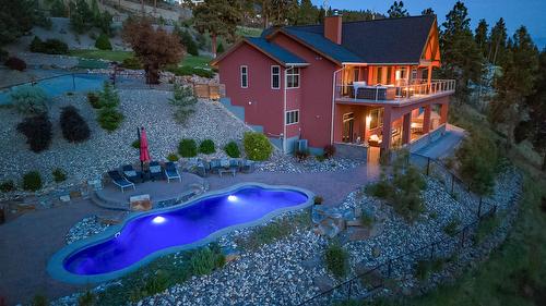 2328 Arthur Court, Kelowna, BC - Outdoor With In Ground Pool With Balcony