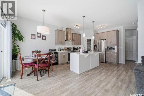394 Hassard Close, Saskatoon, SK - Indoor Photo Showing Kitchen With Stainless Steel Kitchen With Upgraded Kitchen