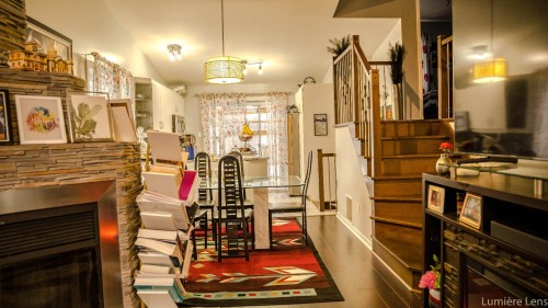 Salle à manger - 47 Boul. Ste-Rose E., Laval (Sainte-Rose), QC - Indoor Photo Showing Other Room With Fireplace