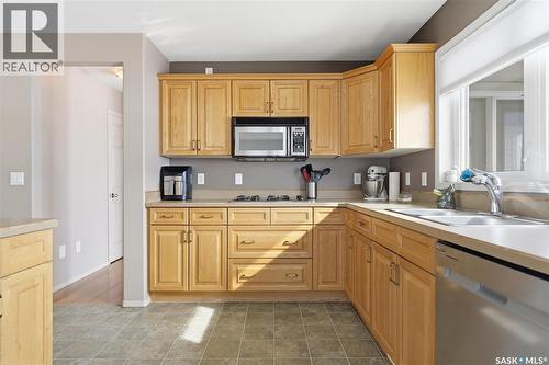 9 Pelican Pass, Thode, SK - Indoor Photo Showing Kitchen With Double Sink