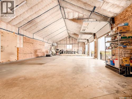 Adrian Acreage, Moose Jaw Rm No. 161, SK - Indoor Photo Showing Garage