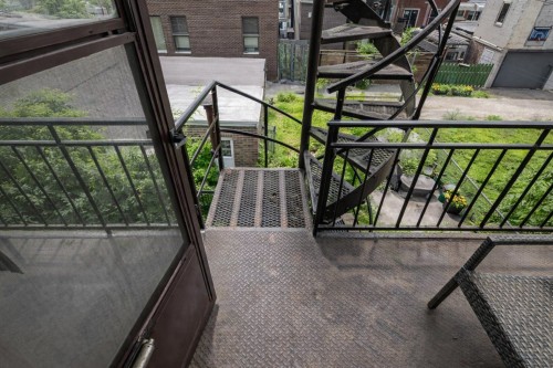 Balcony - 2451 Rue Monsabré, Montréal (Mercier/Hochelaga-Maisonneuve), QC -  With Exterior