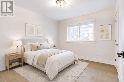 virtually staged bedroom - 500 Selsey Drive, Mississauga, ON - Indoor Photo Showing Bedroom