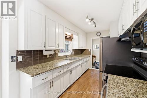 4 Wayne Crescent, Quinte West, ON - Indoor Photo Showing Kitchen With Double Sink