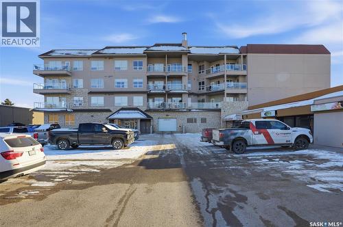 311 227 Pinehouse Drive, Saskatoon, SK - Outdoor With Balcony With Facade