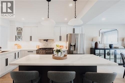 62 Lang Crescent, Kitchener, ON - Indoor Photo Showing Kitchen With Stainless Steel Kitchen With Upgraded Kitchen