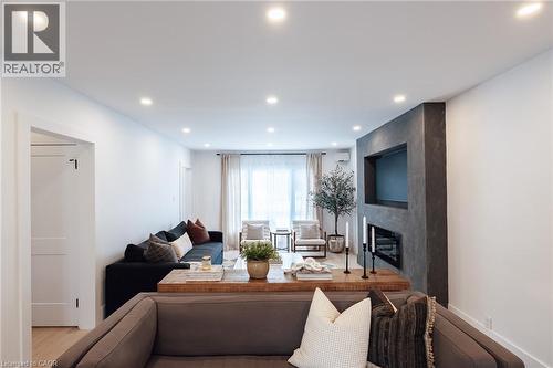 62 Lang Crescent, Kitchener, ON - Indoor With Fireplace