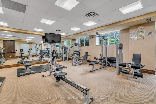 905-1101 Leslie Street, Toronto, ON - Indoor Photo Showing Gym Room