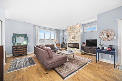 Living Room - 3-92 Rue Du Vison, Gatineau (Aylmer), QC - Indoor Photo Showing Living Room With Fireplace
