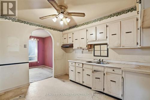 53 Sherry Lane Drive, Hamilton, ON - Indoor Photo Showing Kitchen With Double Sink