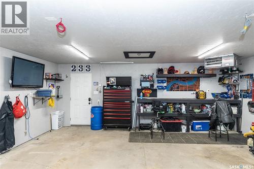 1313 Elevator Road, Saskatoon, SK - Indoor Photo Showing Garage