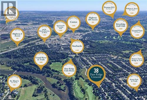 38 Deer Ridge Crescent, Kitchener, ON -  With View