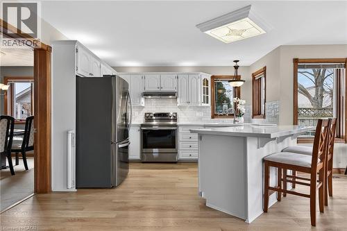 60 Highland Boulevard, Caledonia, ON - Indoor Photo Showing Kitchen With Stainless Steel Kitchen With Upgraded Kitchen