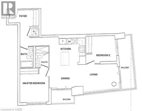 View of floor plan / room layout - 385 Winston Road Unit# 1311, Grimsby, ON - Other