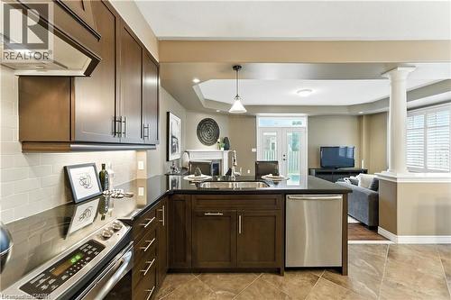 100 Fall Fair Way, Binbrook, ON - Indoor Photo Showing Kitchen With Upgraded Kitchen