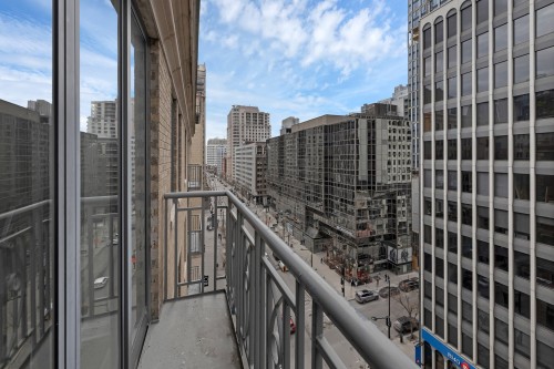 View - 1104-1000 Boul. De Maisonneuve O., Montréal (Ville-Marie), QC - Outdoor With Balcony