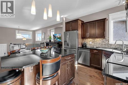 5117 Watson Way, Regina, SK - Indoor Photo Showing Kitchen With Stainless Steel Kitchen