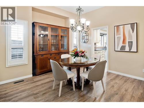 Dining room - 3907 Gallaghers Circle, Kelowna, BC - Indoor Photo Showing Dining Room