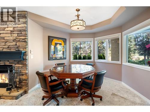 3907 Gallaghers Circle, Kelowna, BC - Indoor With Fireplace