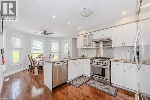 132 Trussler Road, Kitchener, ON - Indoor Photo Showing Kitchen With Double Sink With Upgraded Kitchen