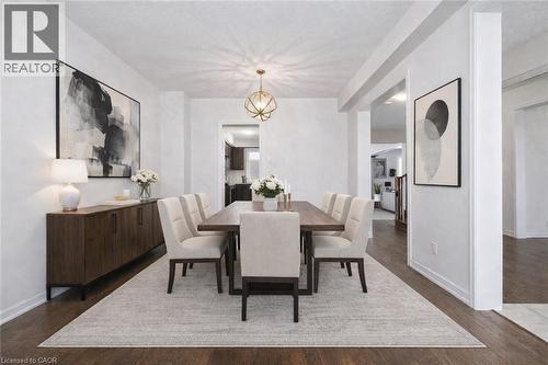 Virtually Staged - 62 Esther Crescent, Thorold, ON - Indoor Photo Showing Dining Room