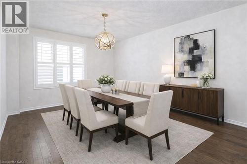 Virtually Staged - 62 Esther Crescent, Thorold, ON - Indoor Photo Showing Dining Room
