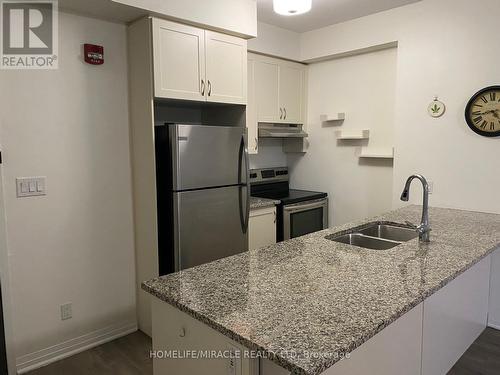 501 - 2 Adam Sellers Street, Markham, ON - Indoor Photo Showing Kitchen With Double Sink With Upgraded Kitchen