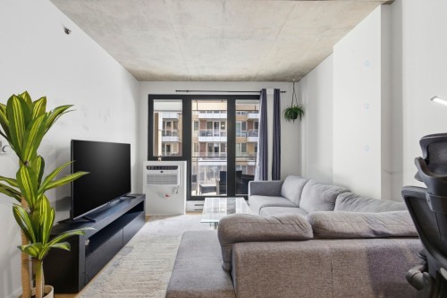 Salon - 306-1010 Rue William, Montréal (Le Sud-Ouest), QC - Indoor Photo Showing Living Room