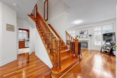 1590 Hallstone Road, Brampton, ON - Indoor Photo Showing Other Room With Fireplace
