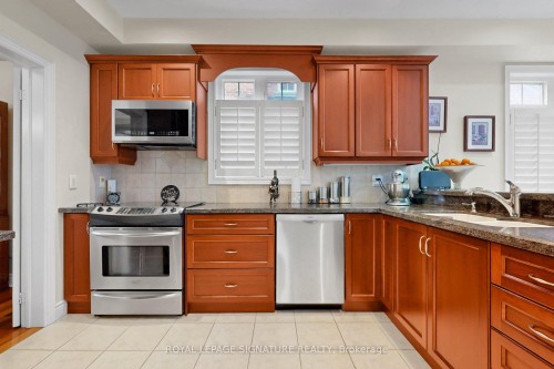 1590 Hallstone Road, Brampton, ON - Indoor Photo Showing Kitchen