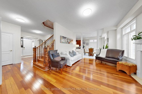 1590 Hallstone Road, Brampton, ON - Indoor Photo Showing Living Room With Fireplace