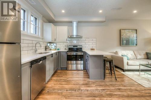 Unit A - 54 Park Street, Kitchener, ON - Indoor Photo Showing Kitchen With Upgraded Kitchen