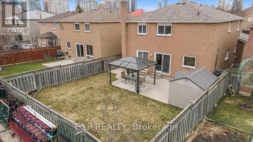 back yard - 3440 Redmond Road, Mississauga, ON - Outdoor With Deck Patio Veranda With Exterior