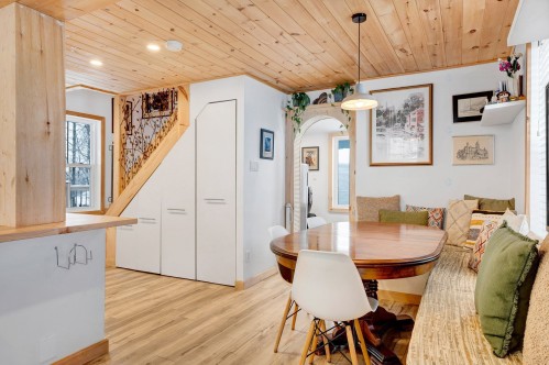 Overall view - 833 Rue Valiquette, Sainte-Adèle, QC - Indoor Photo Showing Dining Room