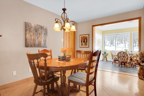Salle à manger - 87 Ch. Scraire, Mille-Isles, QC - Indoor Photo Showing Dining Room