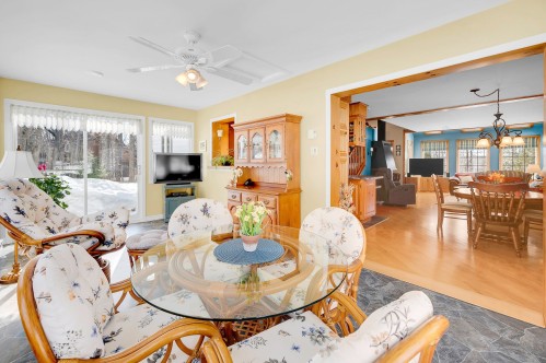 Véranda - 87 Ch. Scraire, Mille-Isles, QC - Indoor Photo Showing Dining Room