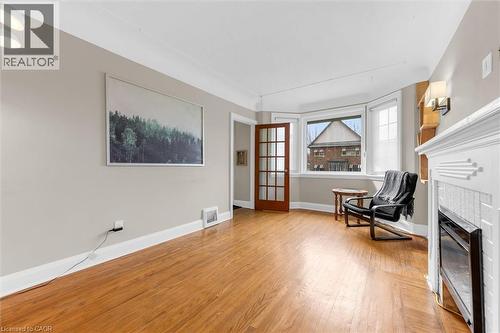 121 Cameron Avenue S, Hamilton, ON - Indoor With Fireplace