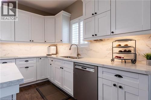 6 Bluenose Drive, Port Dover, ON - Indoor Photo Showing Kitchen With Double Sink