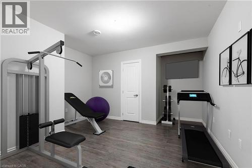 Virtually staged - 6 Bluenose Drive, Port Dover, ON - Indoor Photo Showing Gym Room