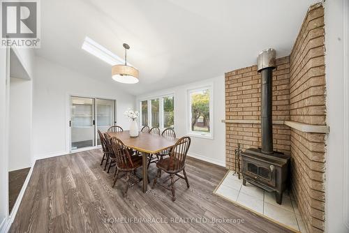 4343 Alta Court, Mississauga, ON - Indoor Photo Showing Dining Room With Fireplace
