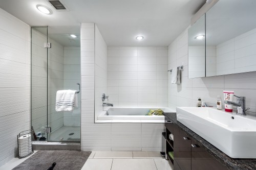 Salle de bains - 60-4850 Ch. De La Côte-St-Luc, Montréal (Côte-Des-Neiges/Notre-Dame-De-Grâce), QC - Indoor Photo Showing Bathroom