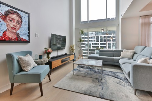 Salon - 714-700 Rue Des Éclaircies, Brossard, QC - Indoor Photo Showing Living Room